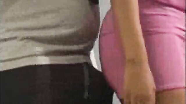 Man gropes busty Asian woman's fat ass on crowded bus