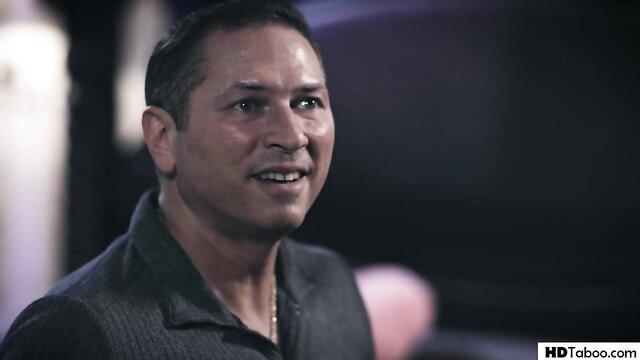 Paige Owens with handsome Asian man in Pure Taboo escort fantasy