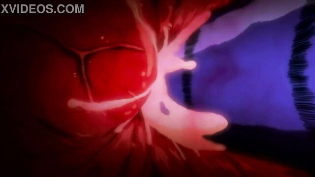 Busty hentai girl melons groped by tentacles in explicit clip