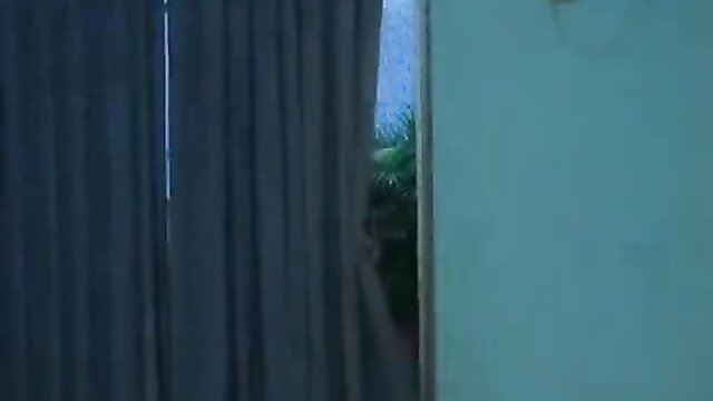 Brazilian nympho Camily Fiuza juicy ass in dark room curtains