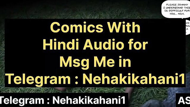 Big Boobs Aunty Hardcore Sex Comics with Hindi Audio on Telegram