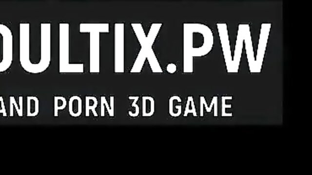 Slutty Asian girl in perverted adult porn 3D game scene