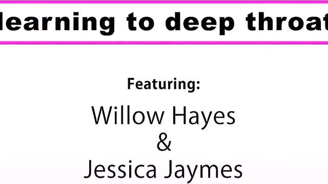 Willow Hayes & Jessica Jaymes learning to deep throat