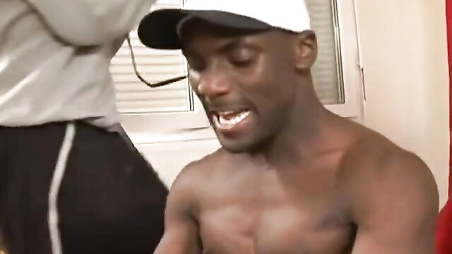 Ebony girl gangbang submission with black man, piss fetish action