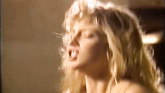 Traci Lords screaming in ecstasy, blonde bombshell closeup