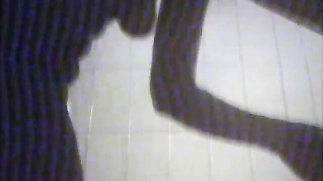 Hot hidden cam silhouette of saucy chick changing in pool cabin swimsuit