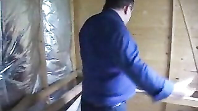 Man in blue suit in wooden room, Old Men Fuck Teens thumbnail