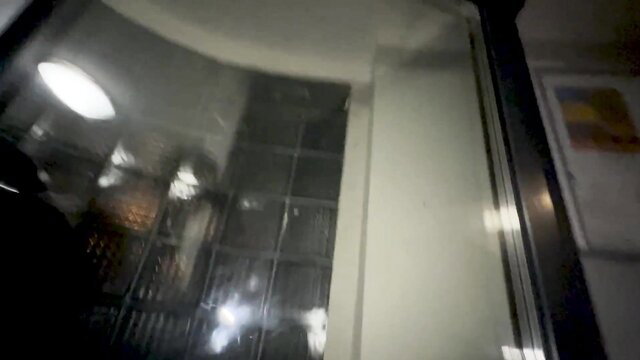 Blonde Thelymia big butt pounded hard in dim room