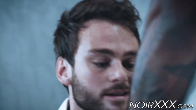 Max Adonis sucks tattooed ebony cock in Noir Male gay porn