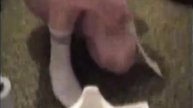 Girlfriend squats over bowl dumping shit and pissing closeup