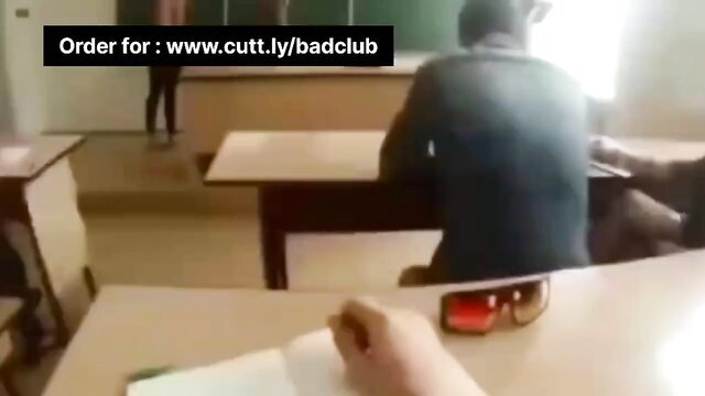 Indian Sanskari Part 2 Ullu school scene with woman in skirt bending over desk