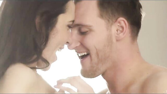 Kerry Cherry sensual nude face-to-face embrace with lover