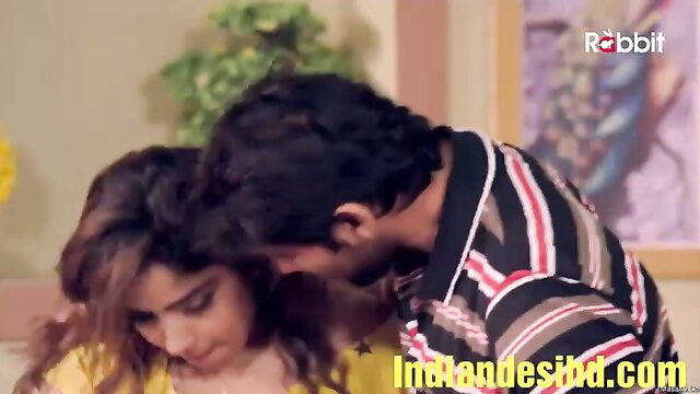 Indian teacher passionately kisses student in bedroom hardcore scene