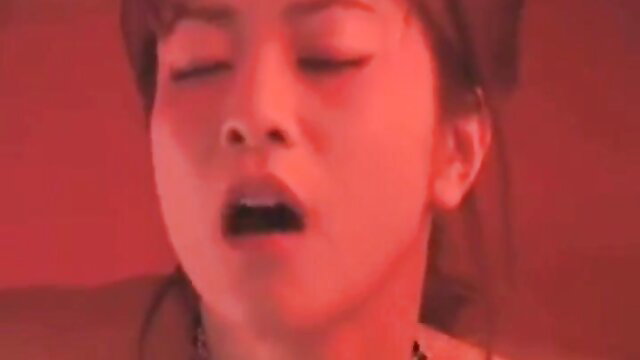 Asian woman with bangs in intense closeup moan, Chinese breastfeeding fetish