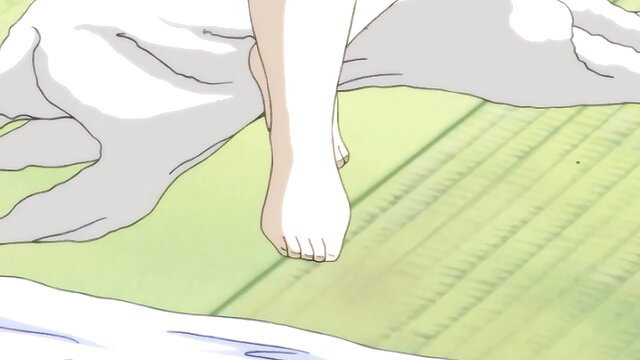 Shimaizuma English Dub Ep 2 anime girl foot fetish tatami tease