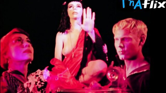 Marjorie Cameron topless in red sari, Inauguration Of The Pleasure Dome