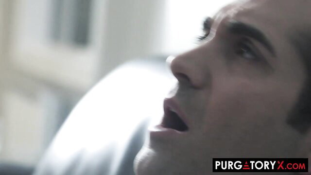 Cherie DeVille gagging on cock closeup PurgatoryX