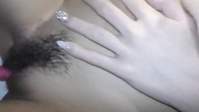 Amateur Japanese handjob closeup with pubic hair and pink toy