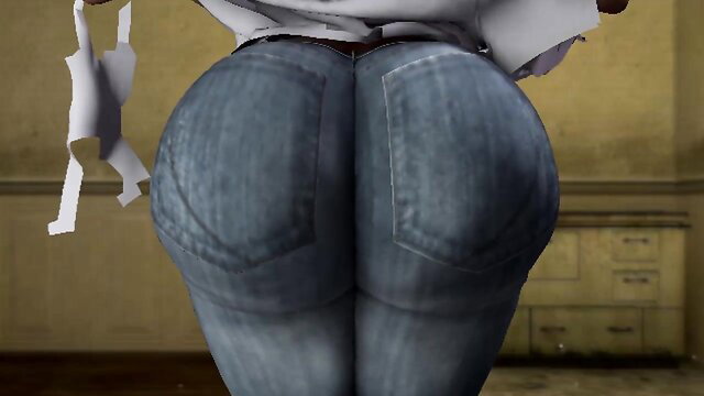 Clara Oswald huge ass in tight jeans, breast expansion fetish