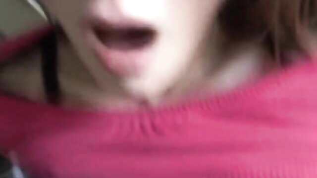 Little Caprice shy student mouth open in ecstasy closeup