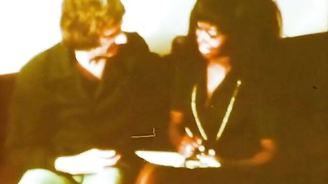 Vintage 70s porn: blonde guy & black babe in Census Taker scene
