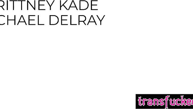 Brittney Kade trans coach seduces guy in steamy fuck