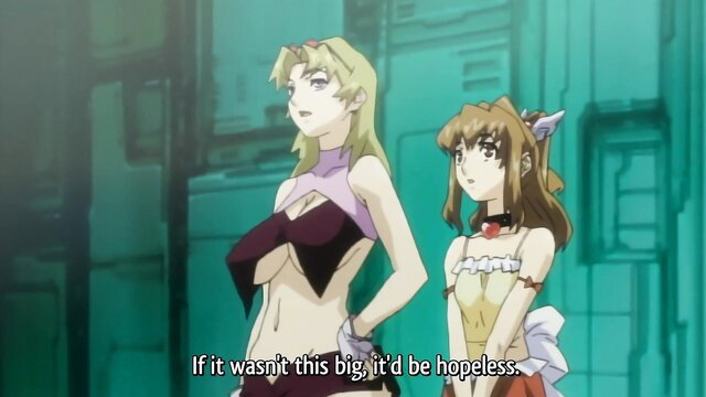 Angel Blade busty blonde and brunette in skimpy outfits posing seductively