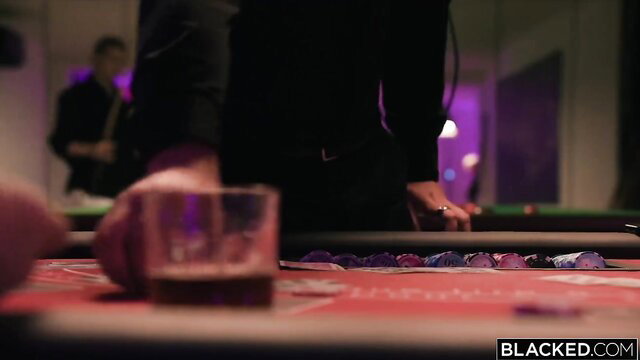 Rae Lil Black with Jason Luv at pool table, BBC good luck charm