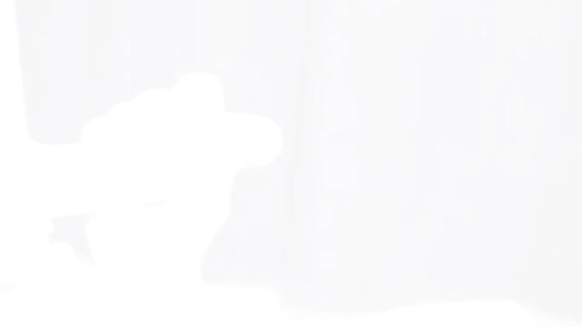 MILF with big tits sucking pulsating dick close-up