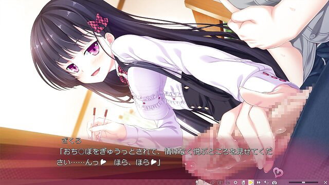 Black-haired anime girl in school uniform groped by hand in Imouto Paradise 3