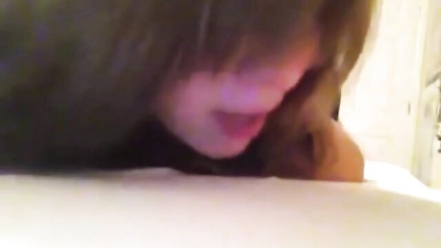 Closeup of Asian girl's aroused face in taboo sibling sex thumbnail