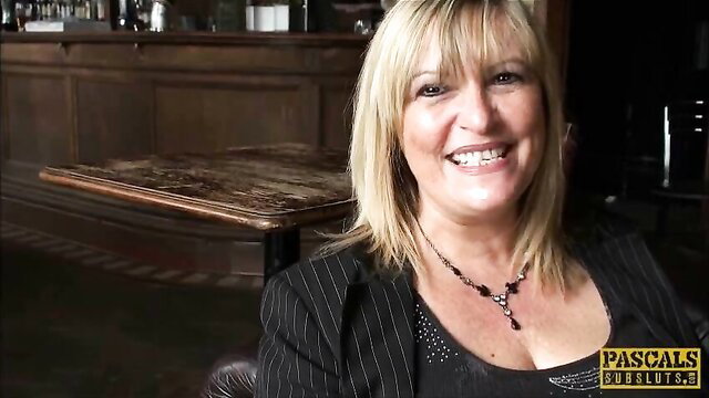 Alisha Rydes blonde MILF smiling in Pascal's Sub Sluts interview