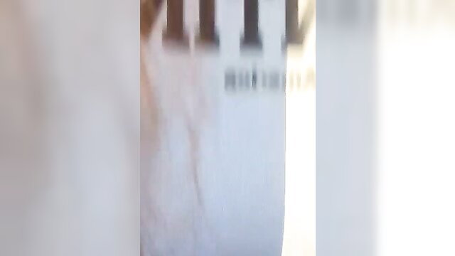 Curvy Arab babe's big ass and tits drilled hard in strip show