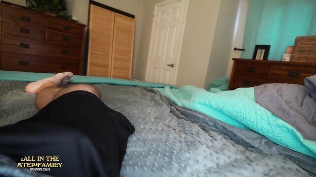 Kymber Leigh MILF feet out on bed in AITSF preview