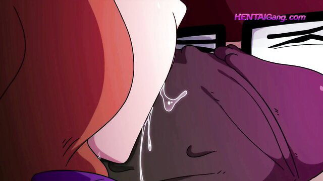 Hentai Daphne big tits bukkake cumshot parody orgy