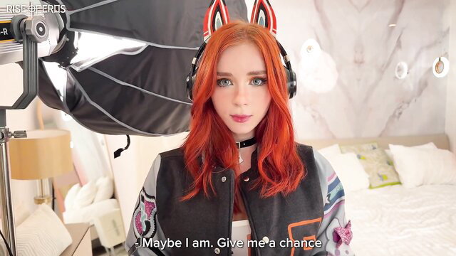 Sweetie Fox in sexy fox ears smiles seductively in Rise of Eros
