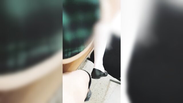 Hot Latina student in stockings fucked secretly by teacher