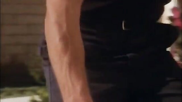Shannon Whirry in tight black dress showing arm and hip in lesbian threesome tease