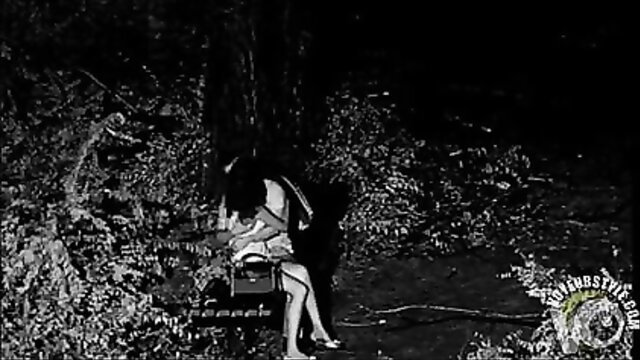 Girlfriend sits skirt up on park bench, legs spread at night