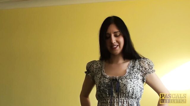 Honesty Calliaro smiling in floral dress, Pascals Subsluts BDSM