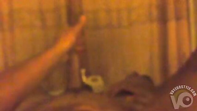 Blurry closeup of hand stroking penis during Thai massage
