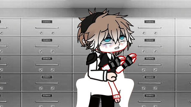 Bimbofication Afton ep1: Cute anime employee punished in locker room