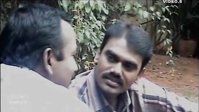 Two Indian desi men talking outdoors in big boob aunty softcore