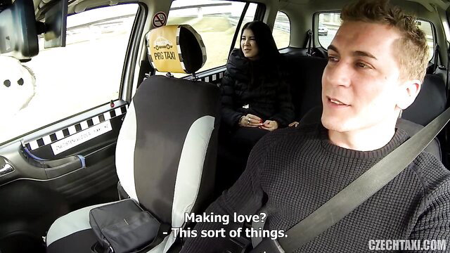 Lady Dee chats with horny taxi driver in car, Crazy Sex preview