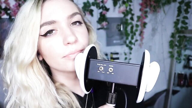 Blonde Rose in wolf ear ASMR licking Patreon video thumbnail
