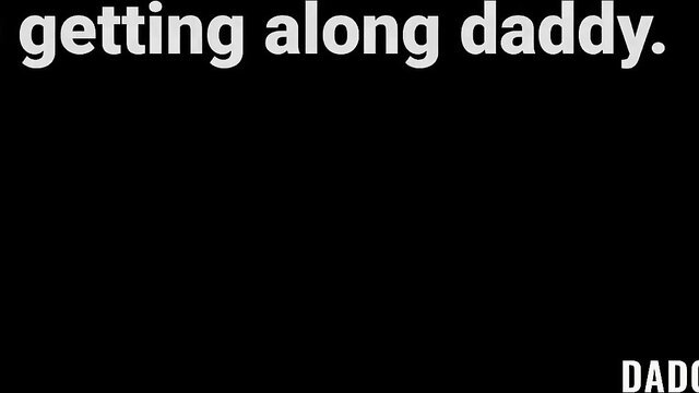 Myra Moans Angel Windell getting along daddy text thumbnail Dad Crush