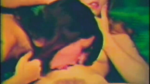 Vintage 60s blonde slut deepthroats cock in hardcore oral scene