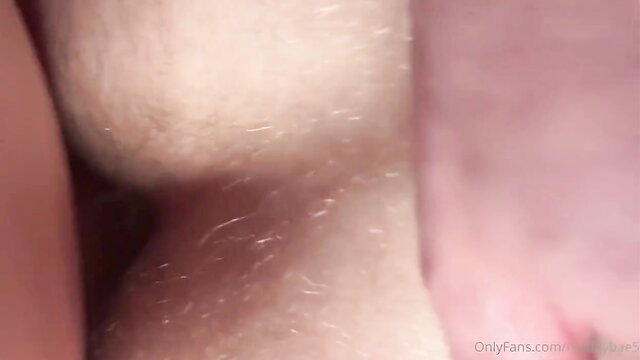 Foxy redhead shemale closeup crotch and thigh in OnlyFans vid