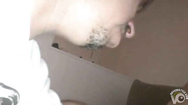 Bi-sexual cuckold man with facial cumshot closeup