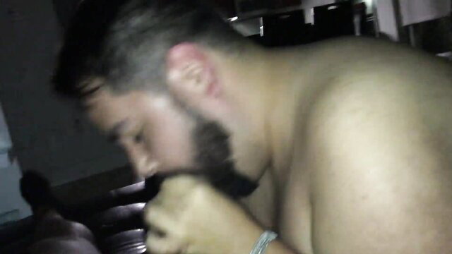 Latino bear gives mind-blowing BJ to straight black brother-in-law